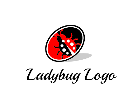 ladybug in oval logo