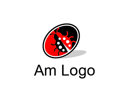 ladybug in oval logo