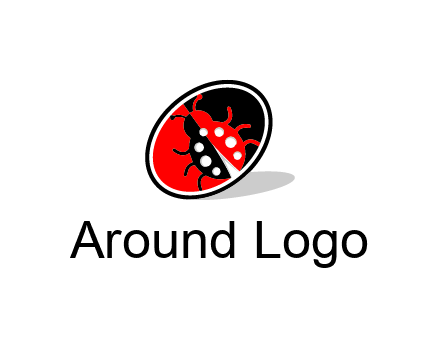 ladybug in oval logo