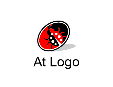 ladybug in oval logo