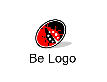 ladybug in oval logo