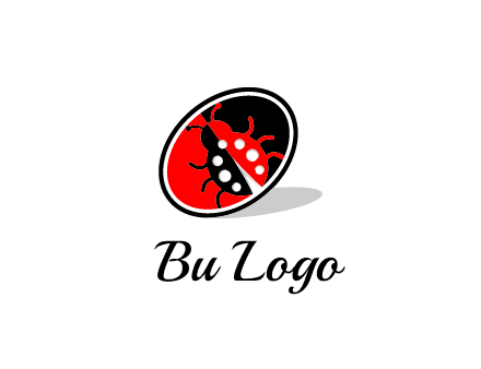 ladybug in oval logo