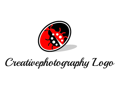 ladybug in oval logo