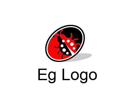 ladybug in oval logo