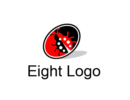 ladybug in oval logo