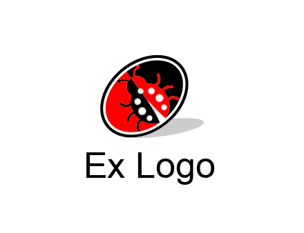 ladybug in oval logo