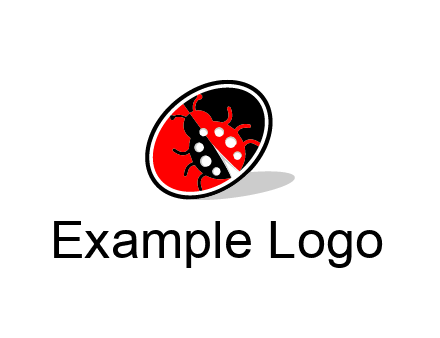 ladybug in oval logo