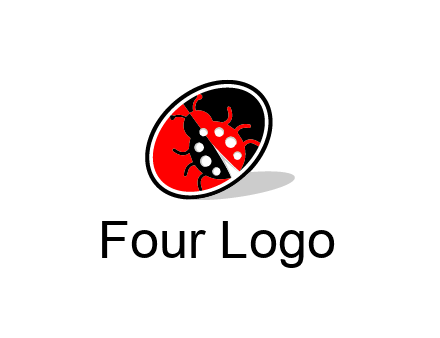 ladybug in oval logo