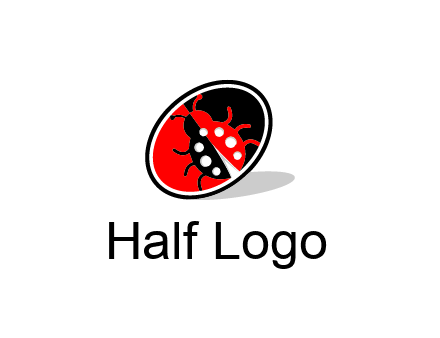 ladybug in oval logo