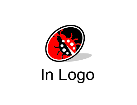 ladybug in oval logo