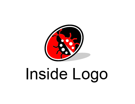 ladybug in oval logo