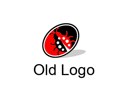 ladybug in oval logo