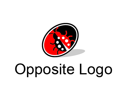 ladybug in oval logo