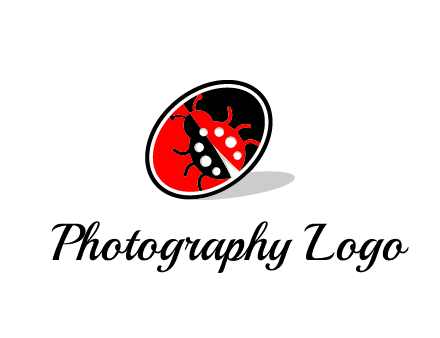 ladybug in oval logo