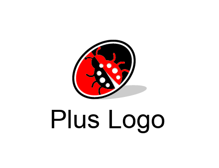 ladybug in oval logo