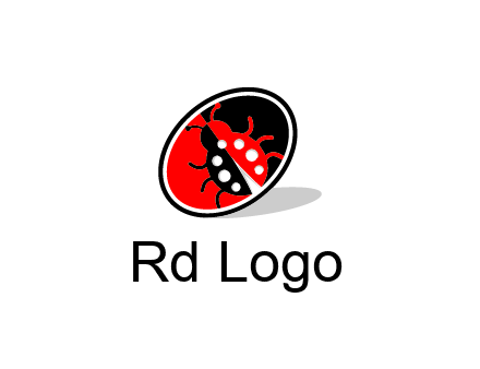ladybug in oval logo