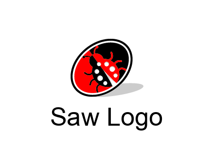 ladybug in oval logo
