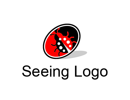 ladybug in oval logo