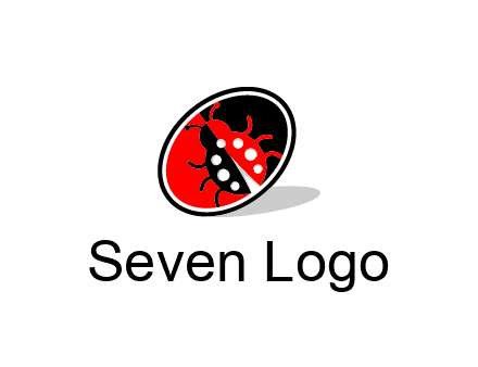 ladybug in oval logo