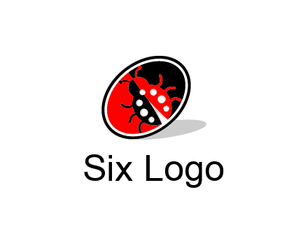 ladybug in oval logo