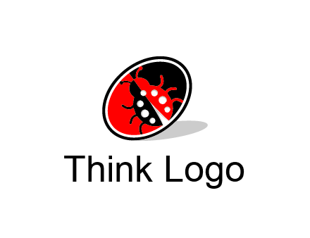 ladybug in oval logo