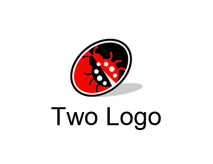 ladybug in oval logo