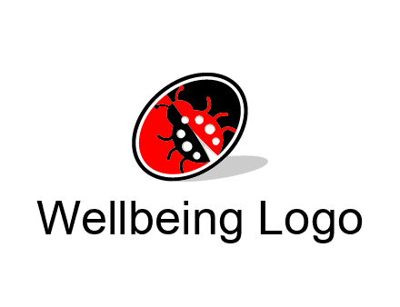 ladybug in oval logo
