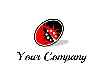 ladybug in oval logo