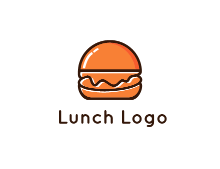 burger icon for fast food logo