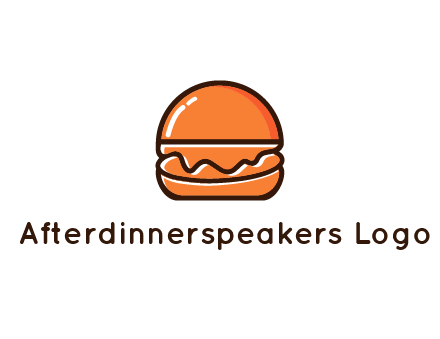 burger icon for fast food logo