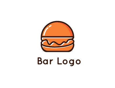 burger icon for fast food logo