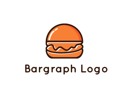 burger icon for fast food logo