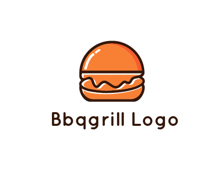 burger icon for fast food logo