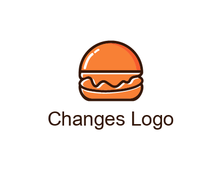 burger icon for fast food logo
