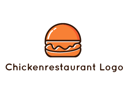 burger icon for fast food logo
