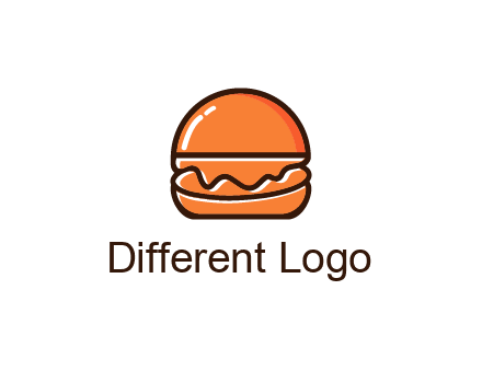 burger icon for fast food logo