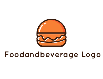 burger icon for fast food logo