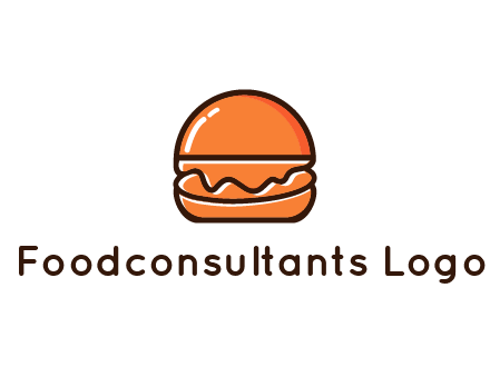 burger icon for fast food logo