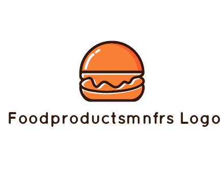 burger icon for fast food logo