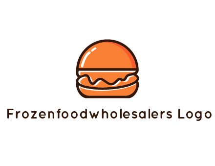 burger icon for fast food logo