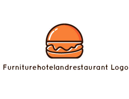 burger icon for fast food logo