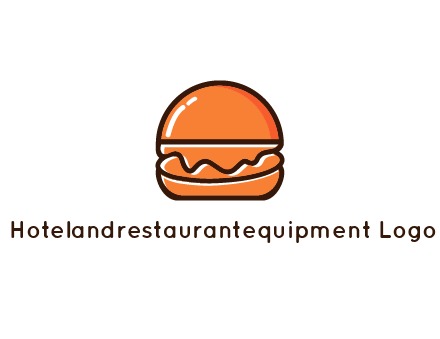 burger icon for fast food logo