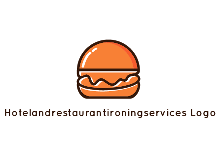 burger icon for fast food logo