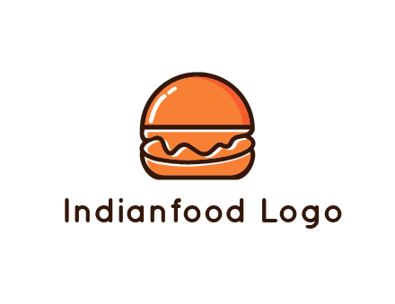 burger icon for fast food logo