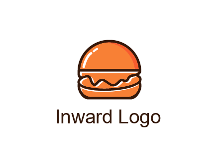 burger icon for fast food logo