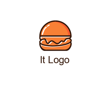 burger icon for fast food logo
