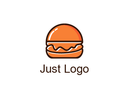 burger icon for fast food logo