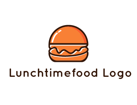 burger icon for fast food logo