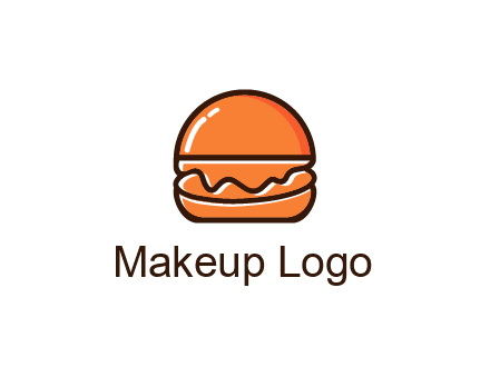 burger icon for fast food logo
