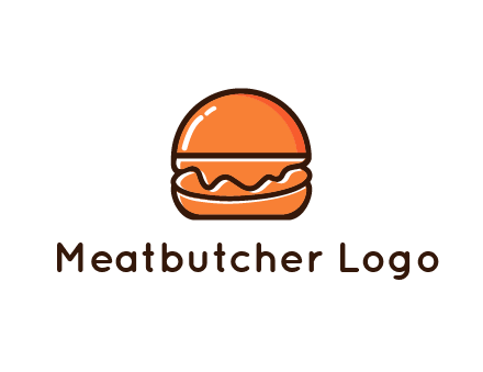 burger icon for fast food logo